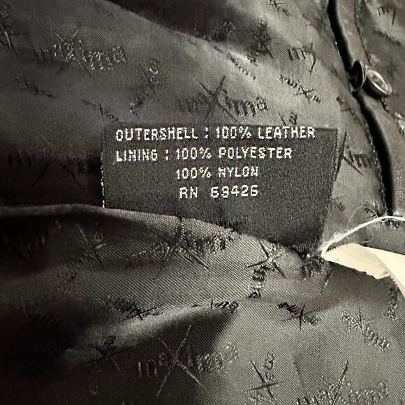 Maxima by Wilsons Black Leather Jacket - Picture 7 of 7